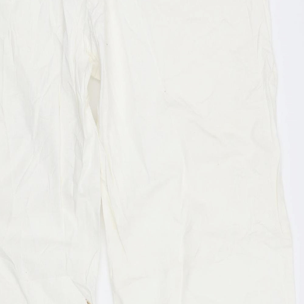 Canda Womens White   Trousers  Size 18 L30 in