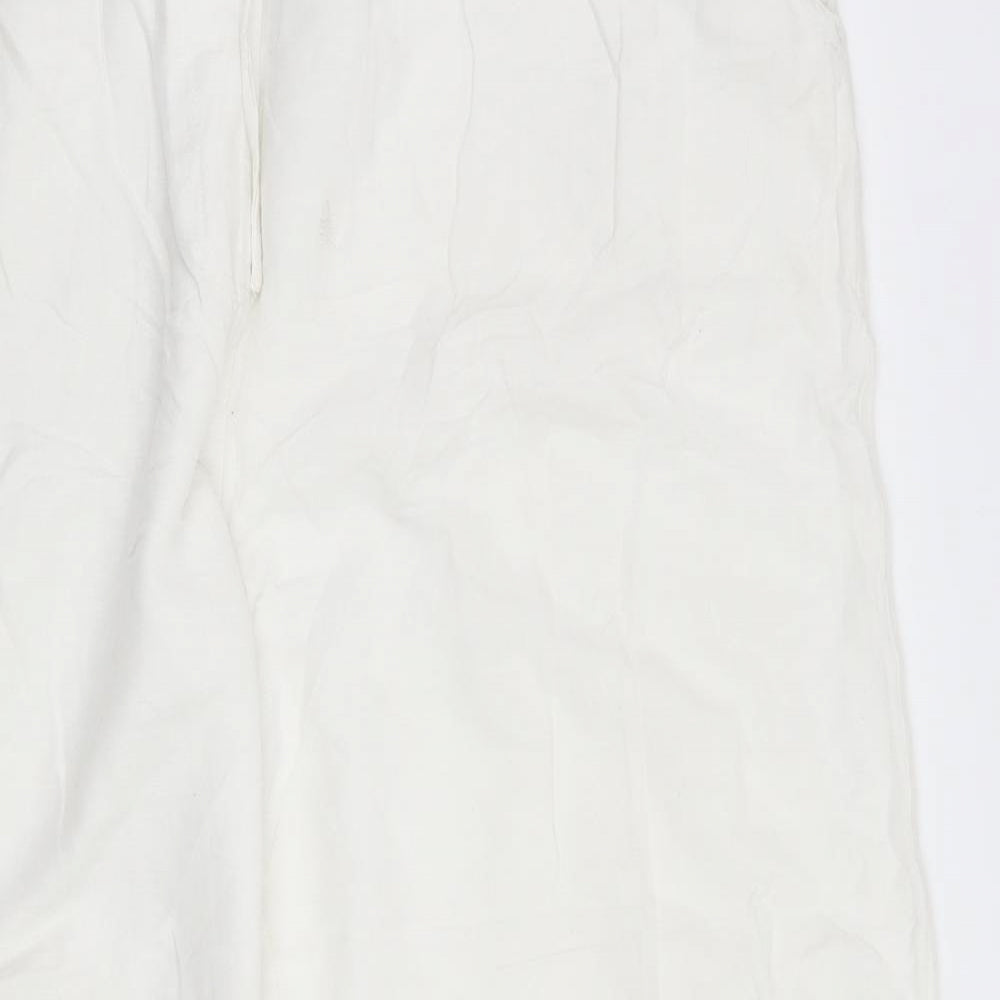 Casule Womens White   Trousers  Size 18 L28 in
