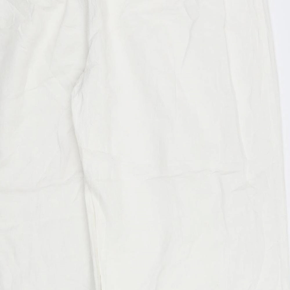 Casule Womens White   Trousers  Size 18 L28 in