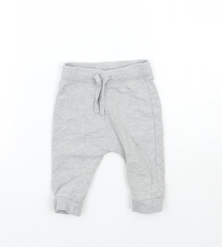 Marks and Spencer Baby Grey   Sweatpants Trousers Size 6-9 Months