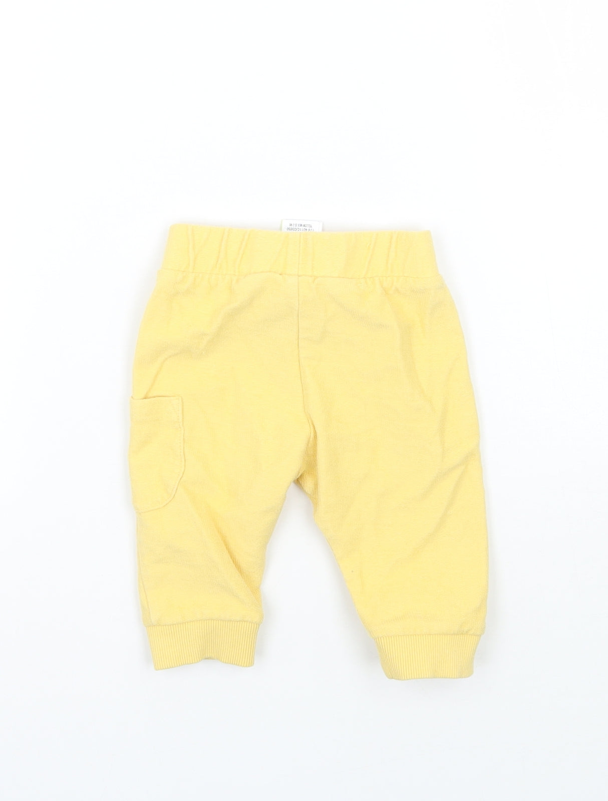 Marks and Spencer Girls Yellow   Sweatpants Trousers Size 3-6 Months