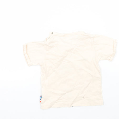 NICI Girls Beige   Basic T-Shirt Size 9-12 Months