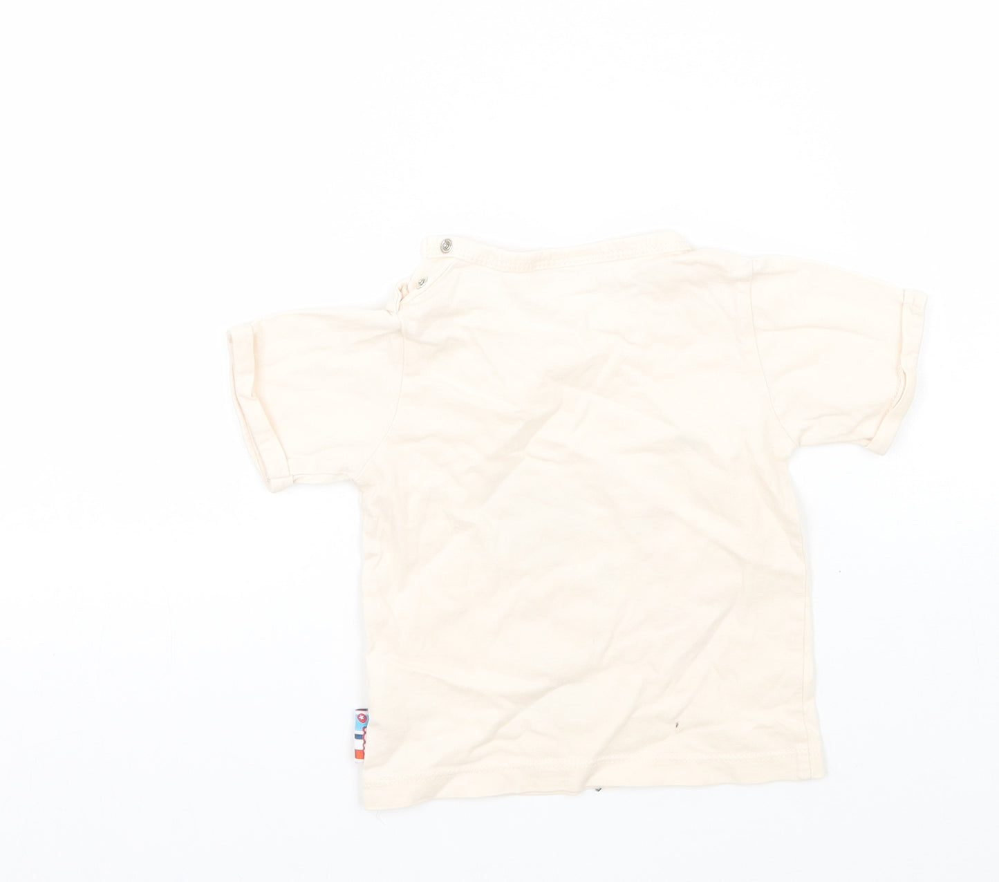 NICI Girls Beige   Basic T-Shirt Size 9-12 Months