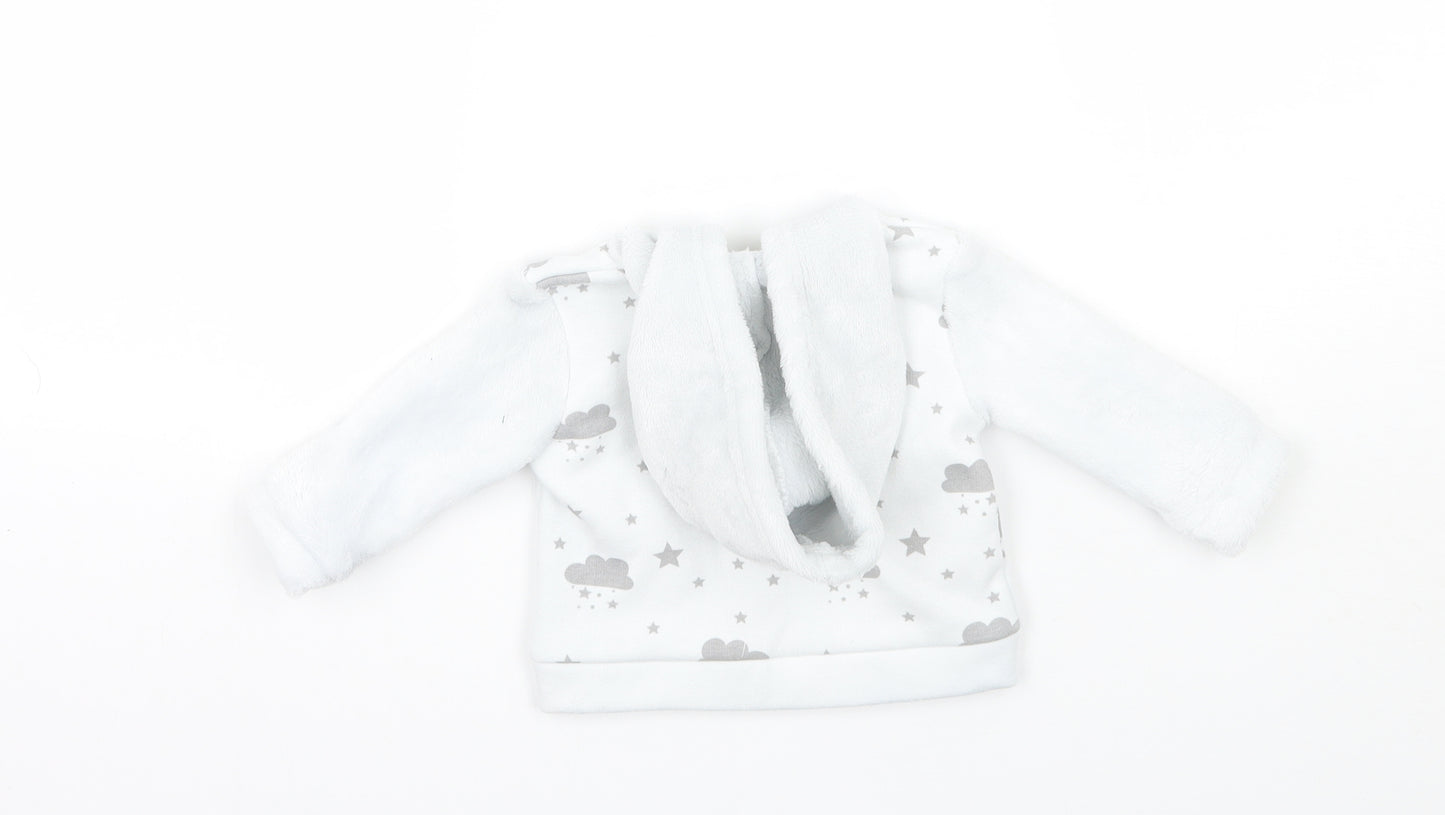Zy Baby Grey Geometric  Jacket Coatigan Size 0-3 Months