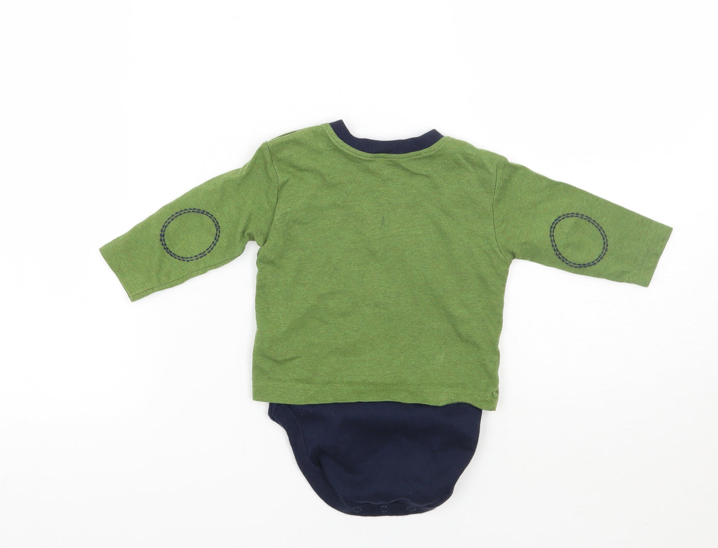 NEXT Boys Green   Babygrow One-Piece Size 3-6 Months