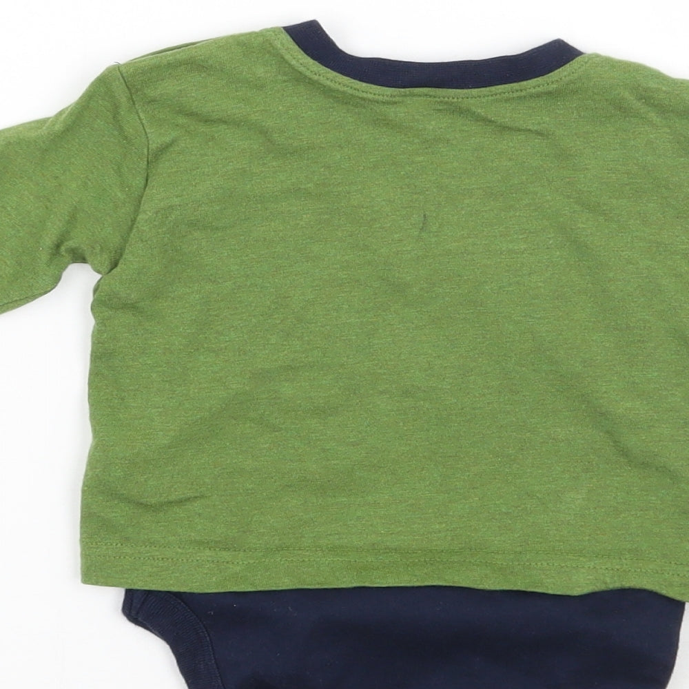 NEXT Boys Green   Babygrow One-Piece Size 3-6 Months