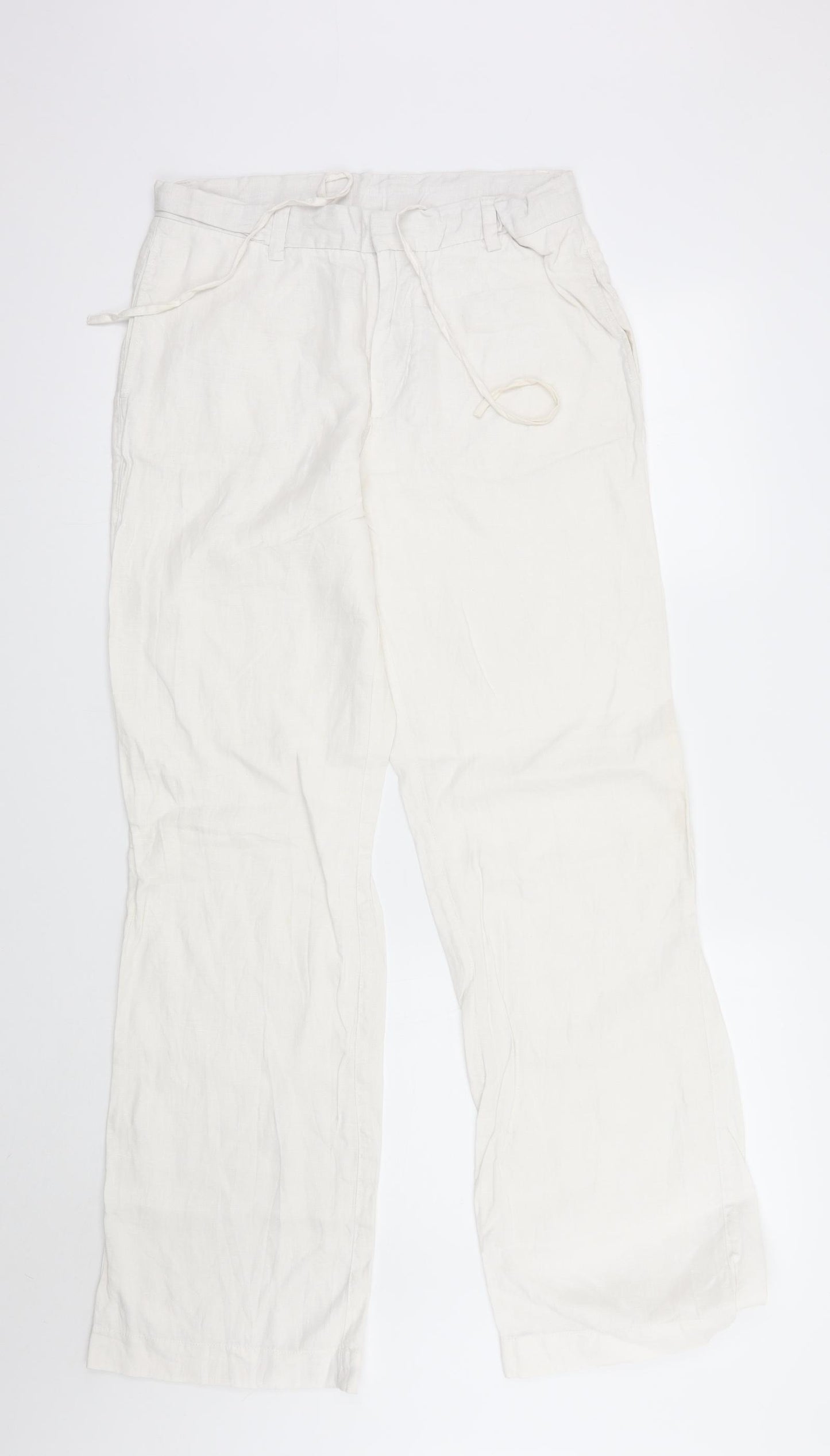 Preworn Womens White   Trousers  Size 30 L31 in