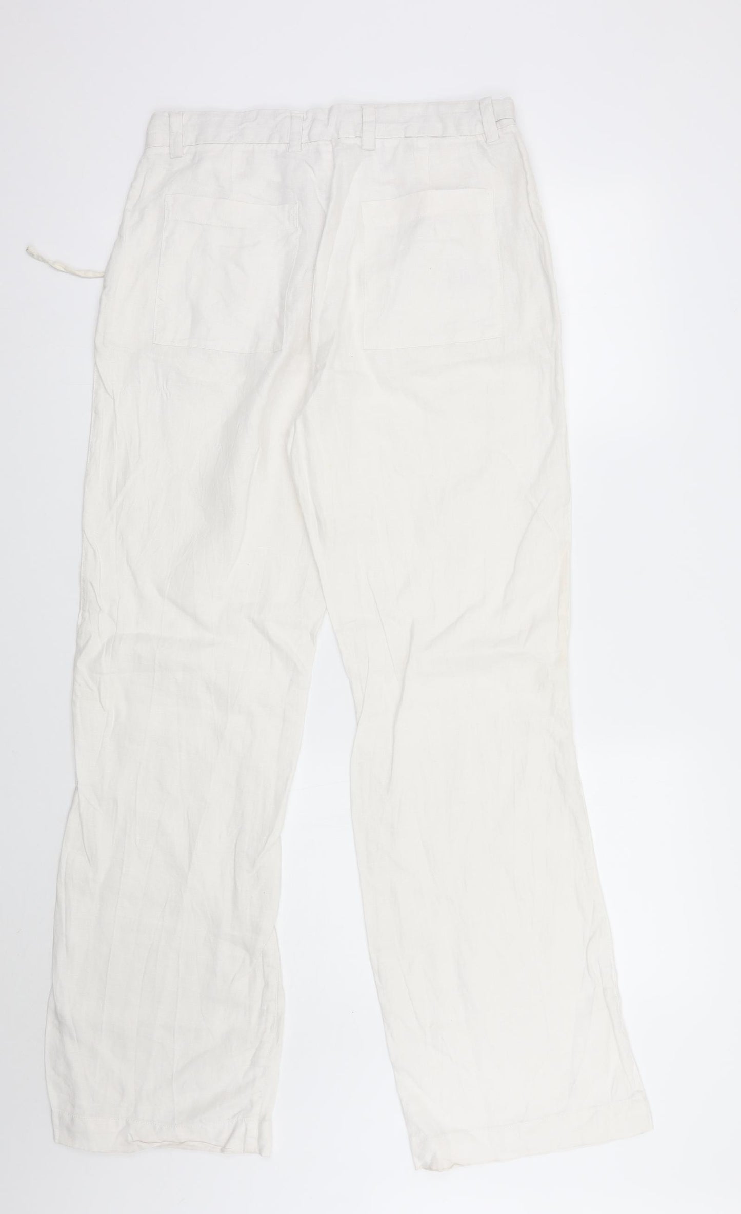Preworn Womens White   Trousers  Size 30 L31 in