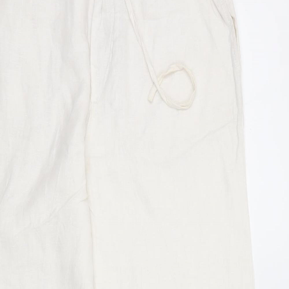 Preworn Womens White   Trousers  Size 30 L31 in