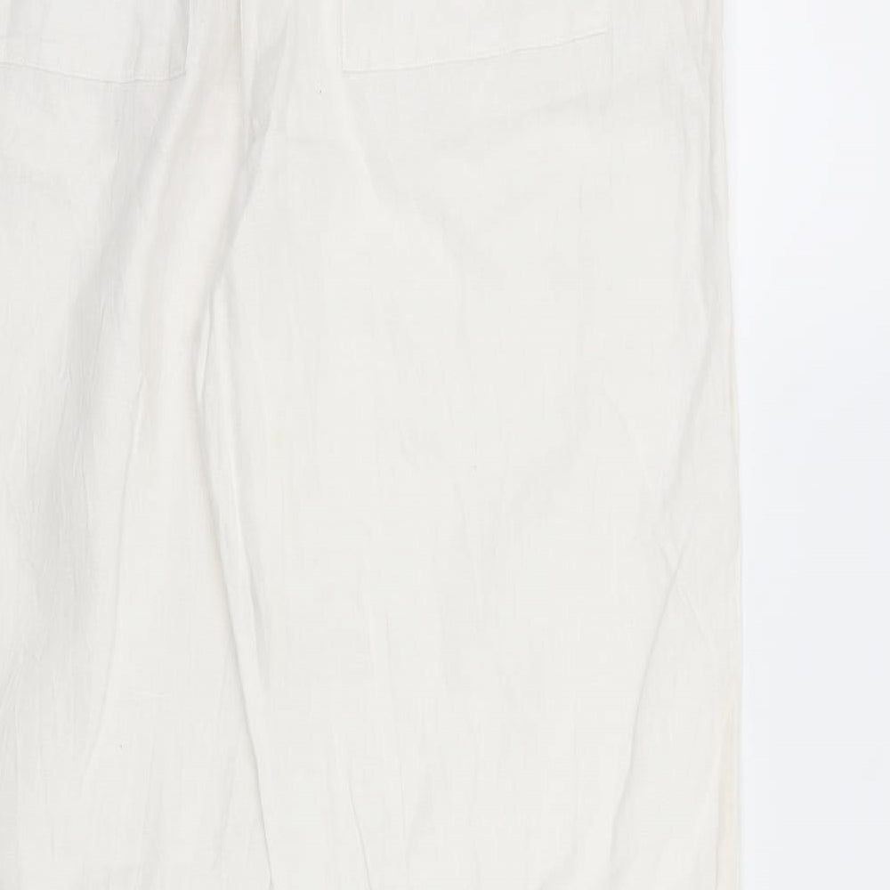 Preworn Womens White   Trousers  Size 30 L31 in