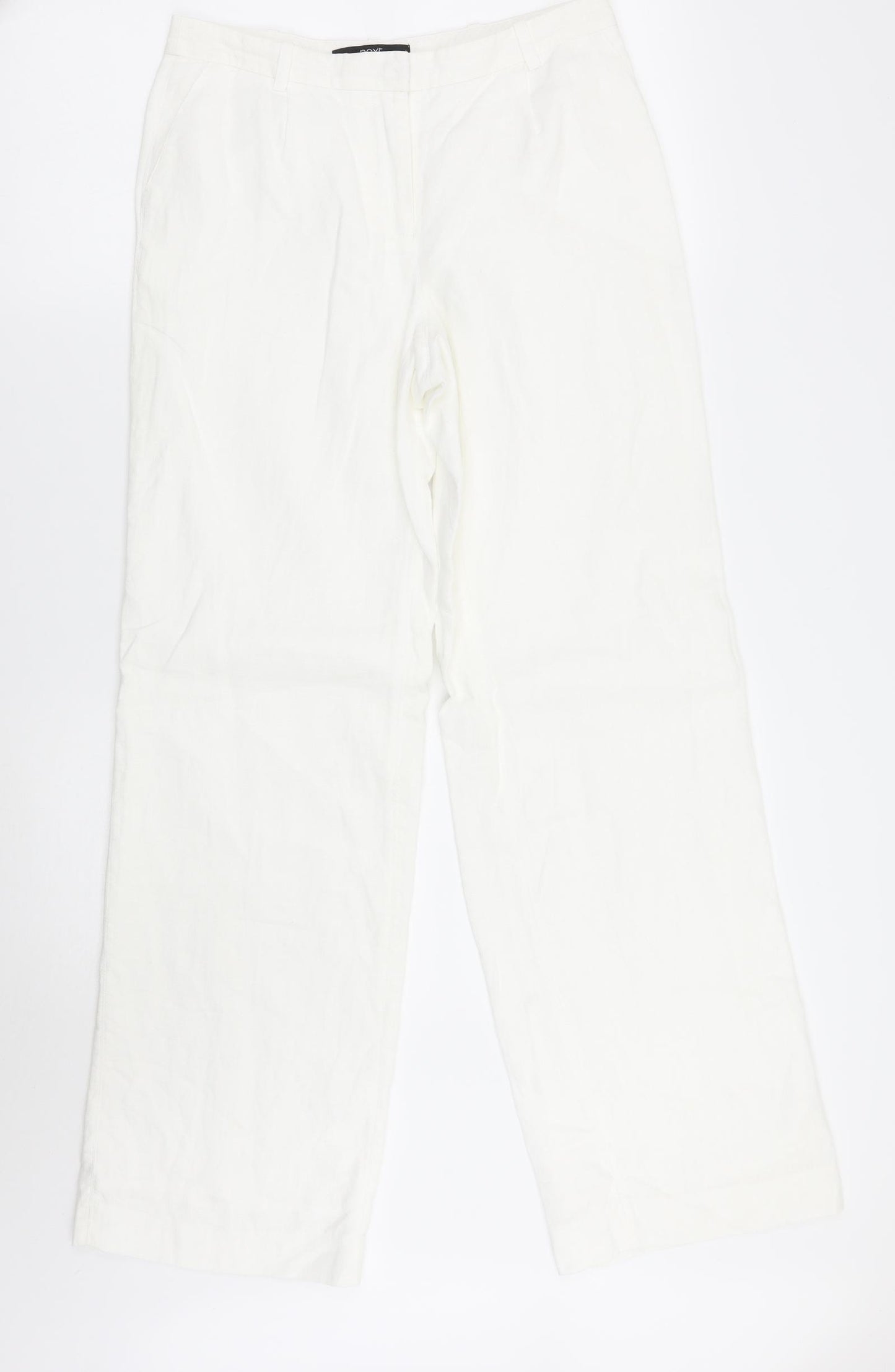 NEXT Womens White   Trousers  Size 6 L29.5 in
