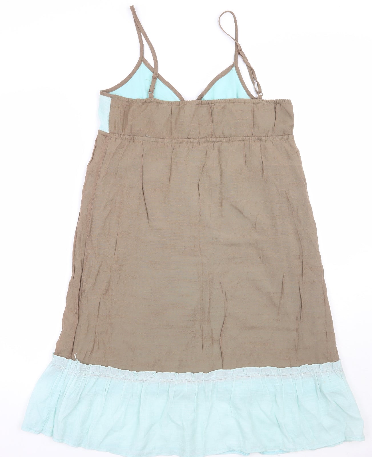 miss lulu Womens Blue  Rayon A-Line  Size M