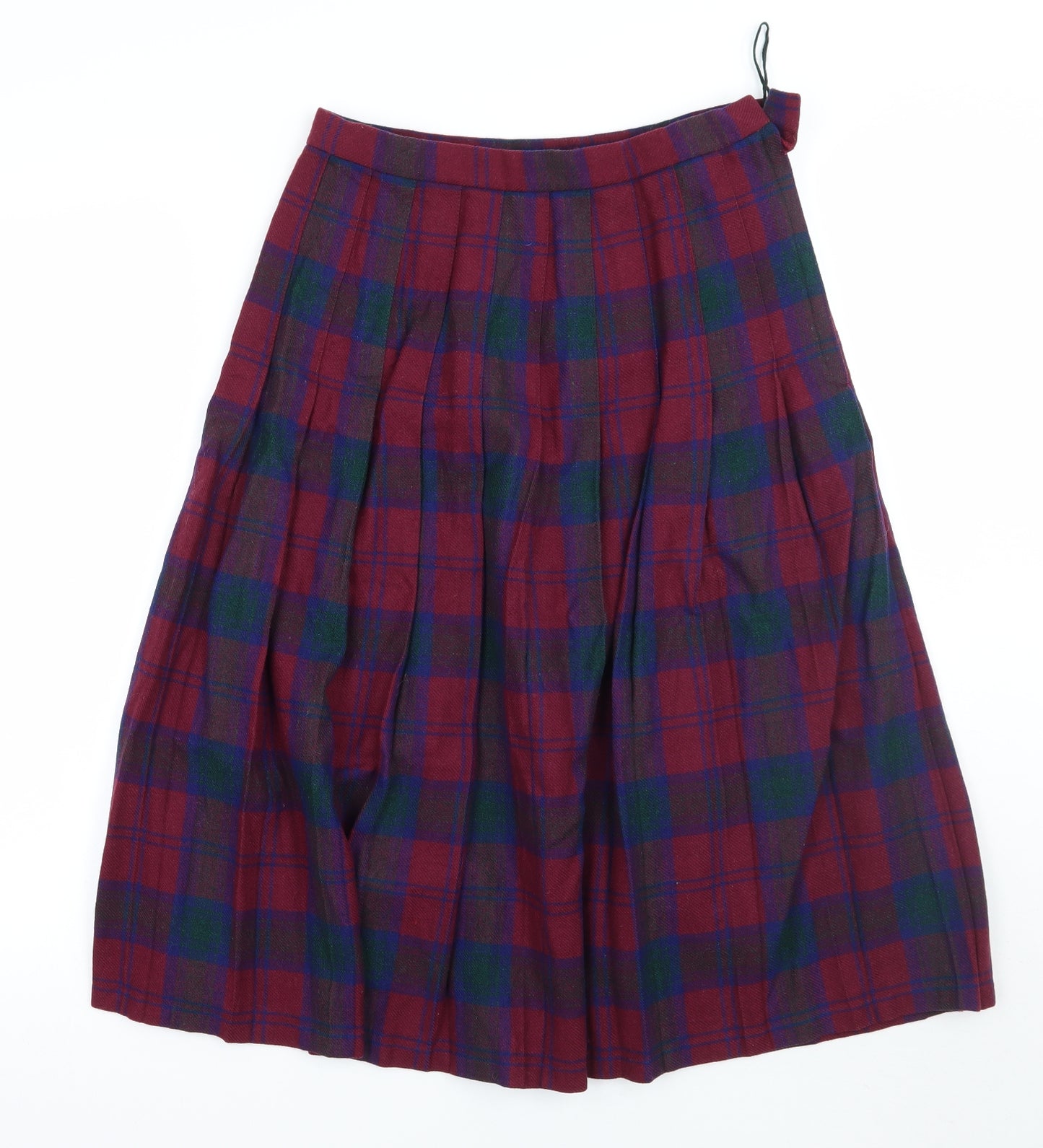 Murray Brothers Womens Red Check  A-Line Skirt Size 16