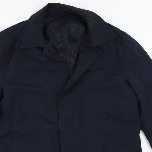 Marks and Spencer Womens Blue   Overcoat Coat Size S