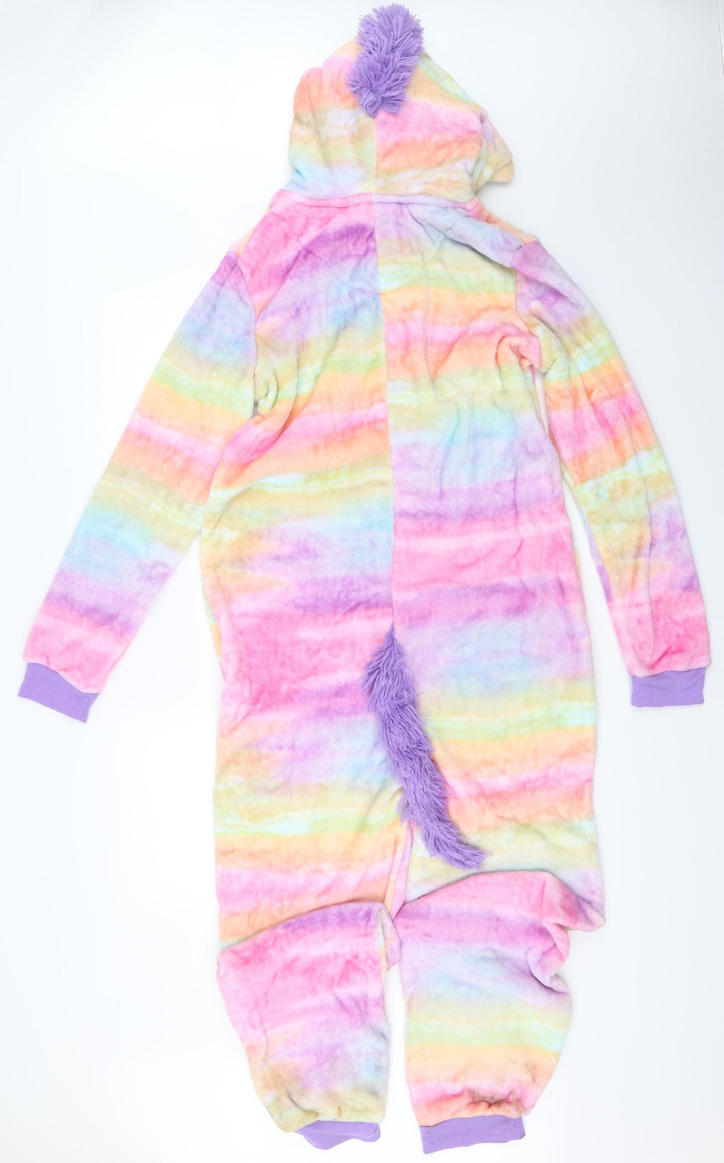 Yumi Womens Pink Solid  Top One Piece Size L  - Unicorn Onesie