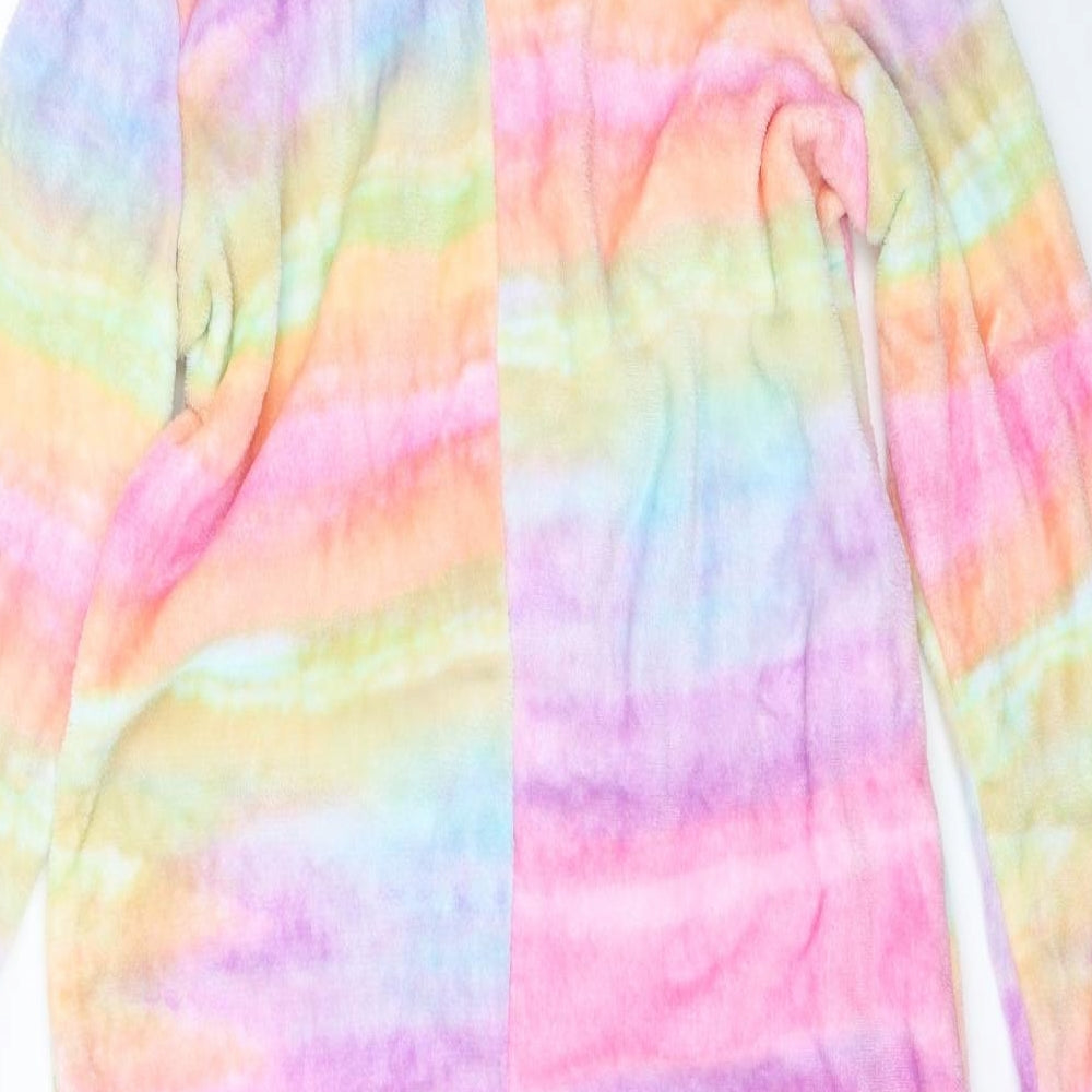 Yumi Womens Pink Solid  Top One Piece Size L  - Unicorn Onesie