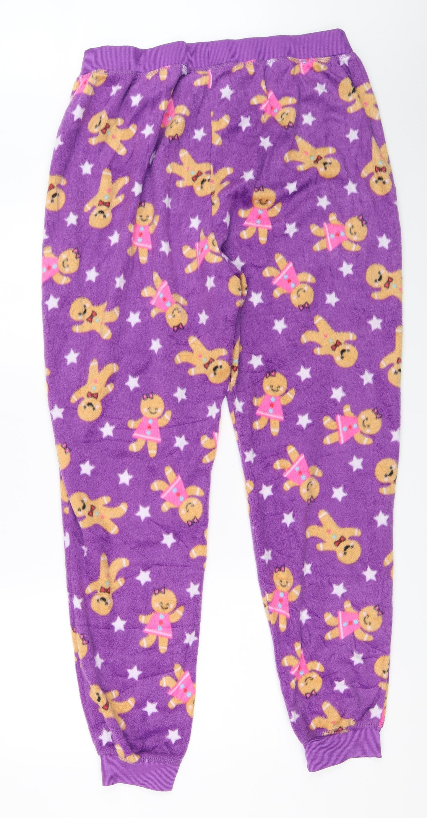Studio Womens Purple Solid  Top Pyjama Pants Size 20  - Gingerbread Man