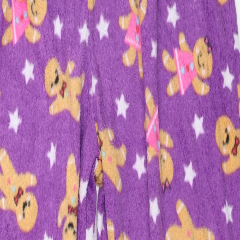 Studio Womens Purple Solid  Top Pyjama Pants Size 20  - Gingerbread Man