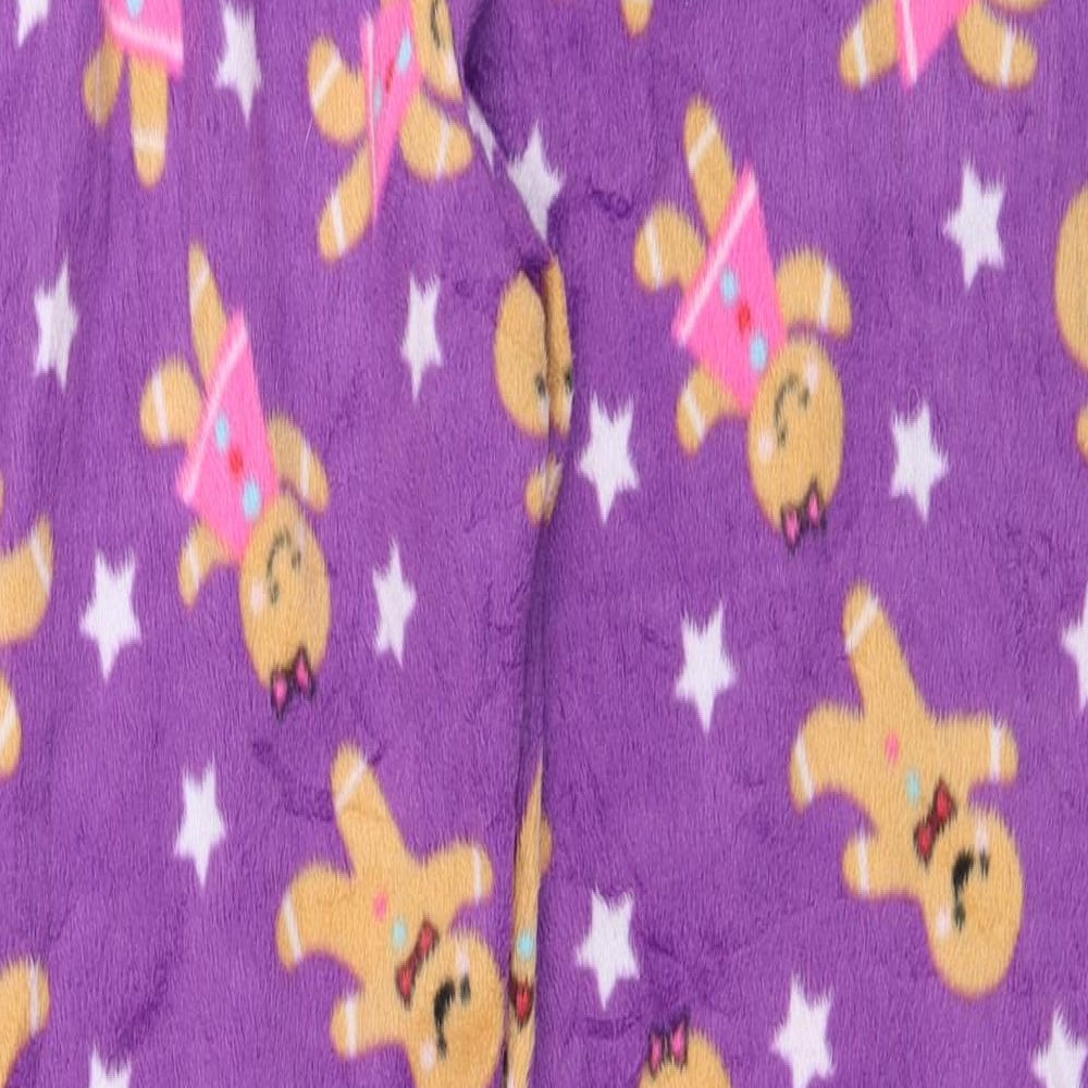 Studio Womens Purple Solid  Top Pyjama Pants Size 20  - Gingerbread Man