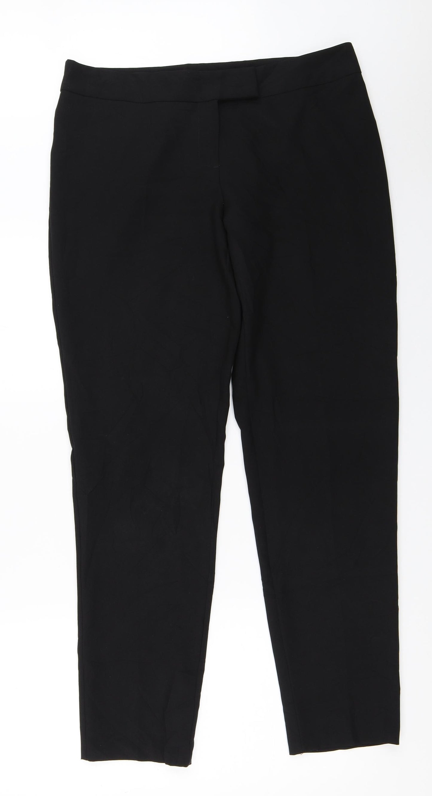 George Womens Black   Trousers  Size 14 L30.5 in