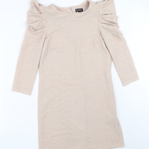 Miss Selfridge Womens Beige   Bodycon  Size 6