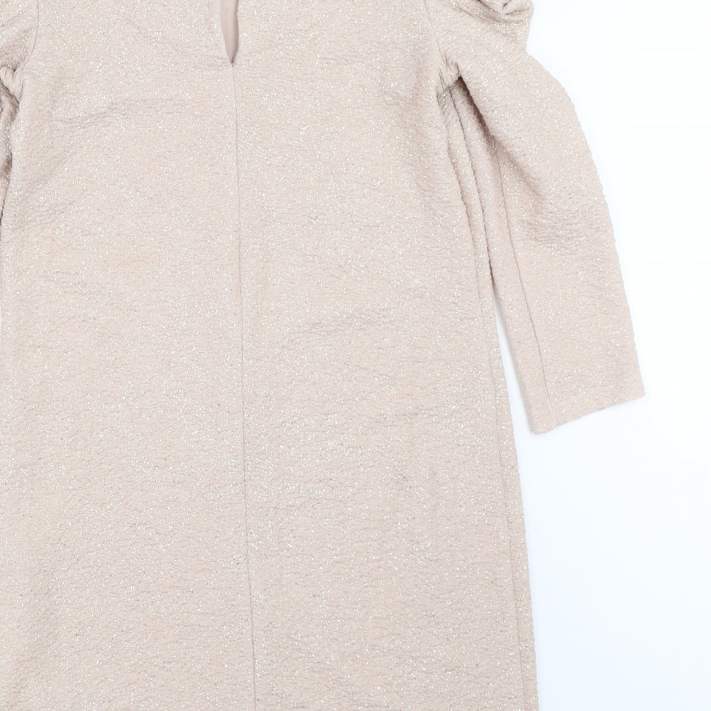 Miss Selfridge Womens Beige   Bodycon  Size 6