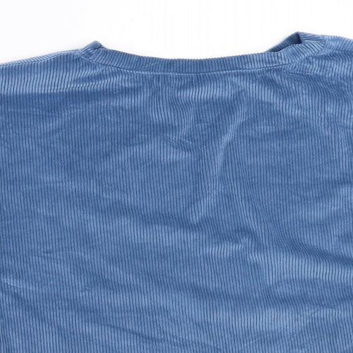 SheIn Womens Blue   Pullover Sweatshirt Size S