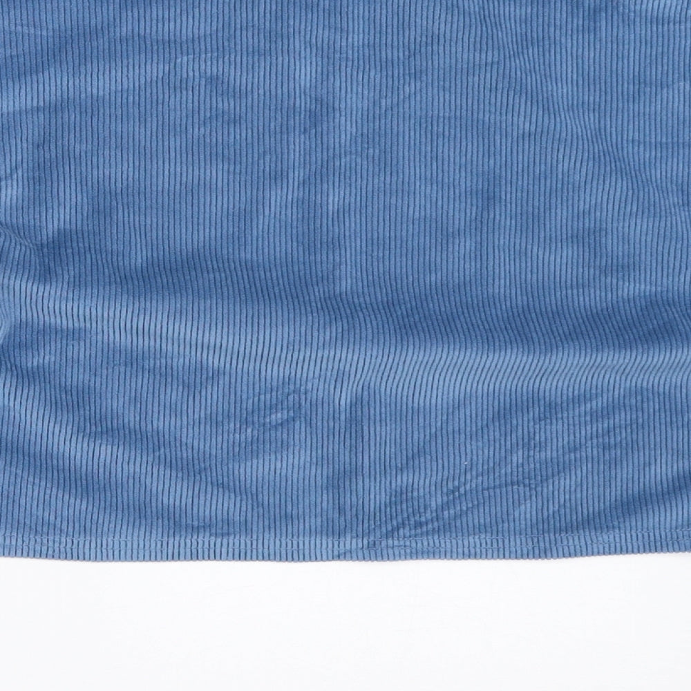 SheIn Womens Blue   Pullover Sweatshirt Size S