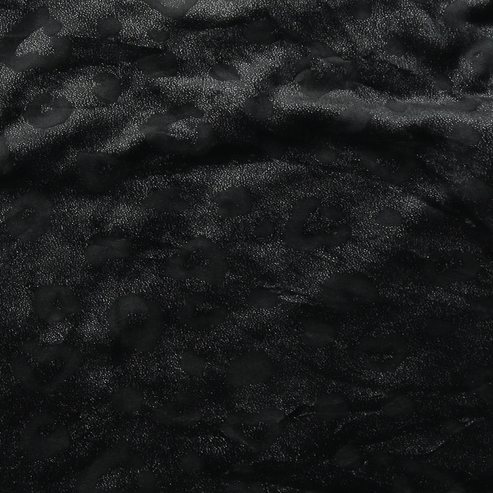 George Womens Black Solid  Top One Piece Size 16