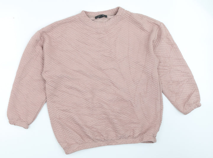 Primark Womens Pink   Pullover Sweatshirt Size 2XS