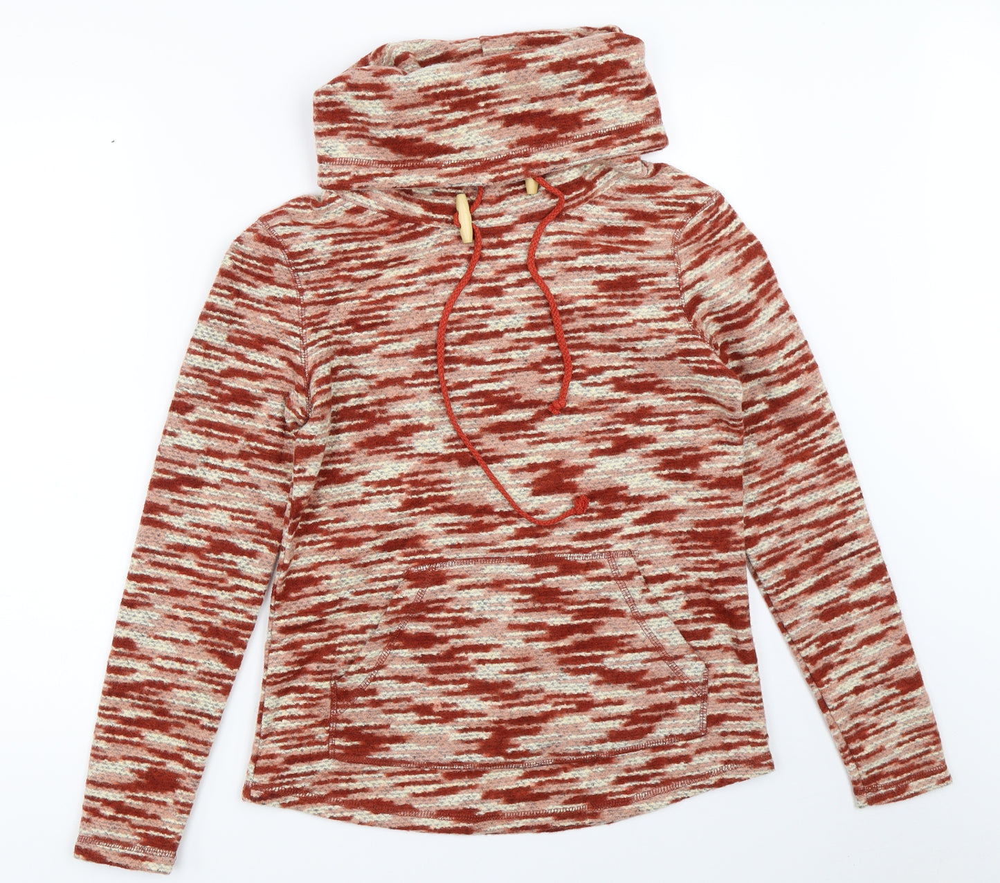 TU Womens Red   Pullover Sweatshirt Size 8