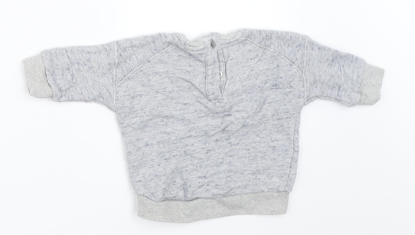 NEXT Boys Grey   Pullover Jumper Size 0-3 Months