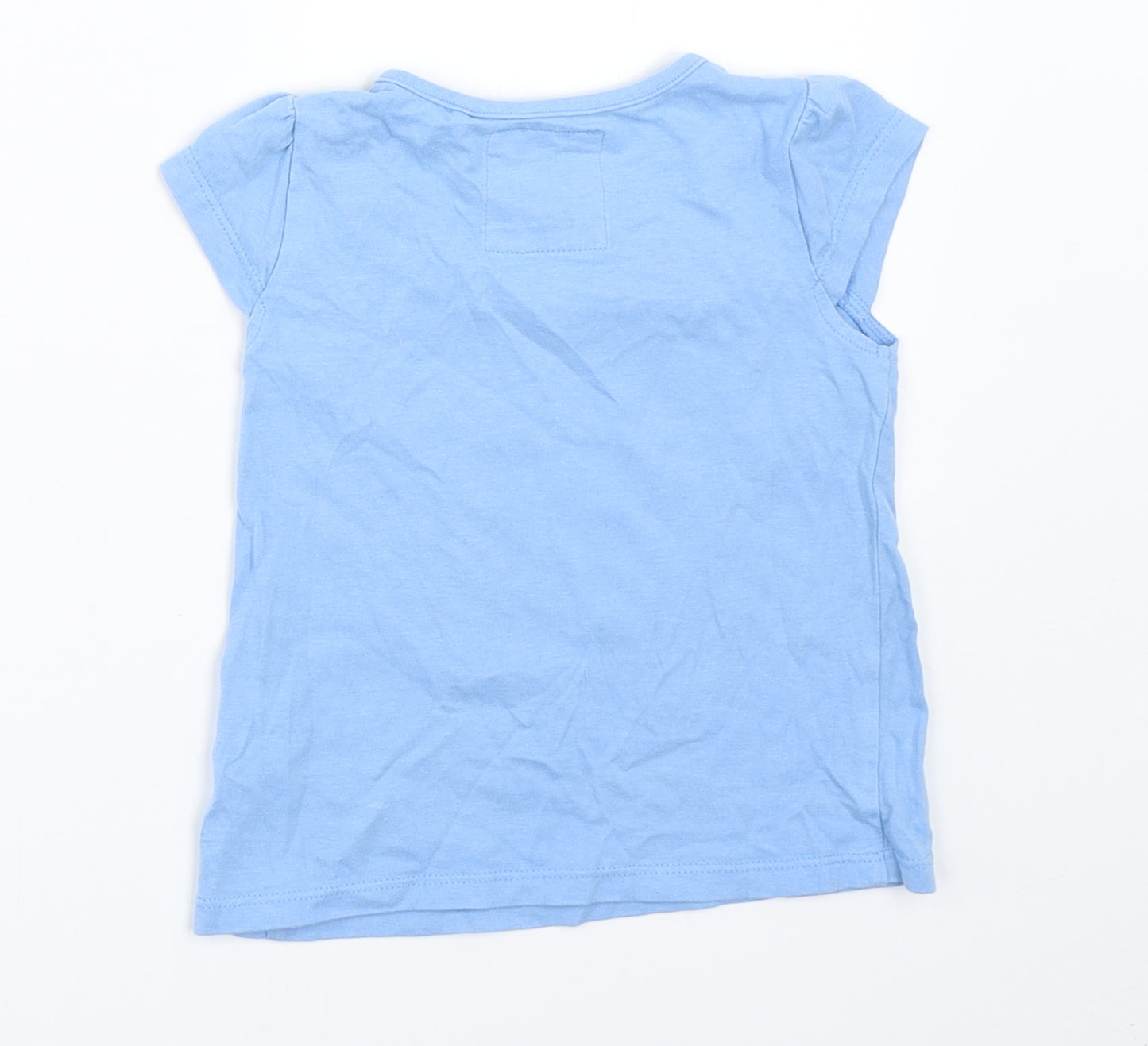 TU Girls Blue   Basic T-Shirt Size 12-18 Months