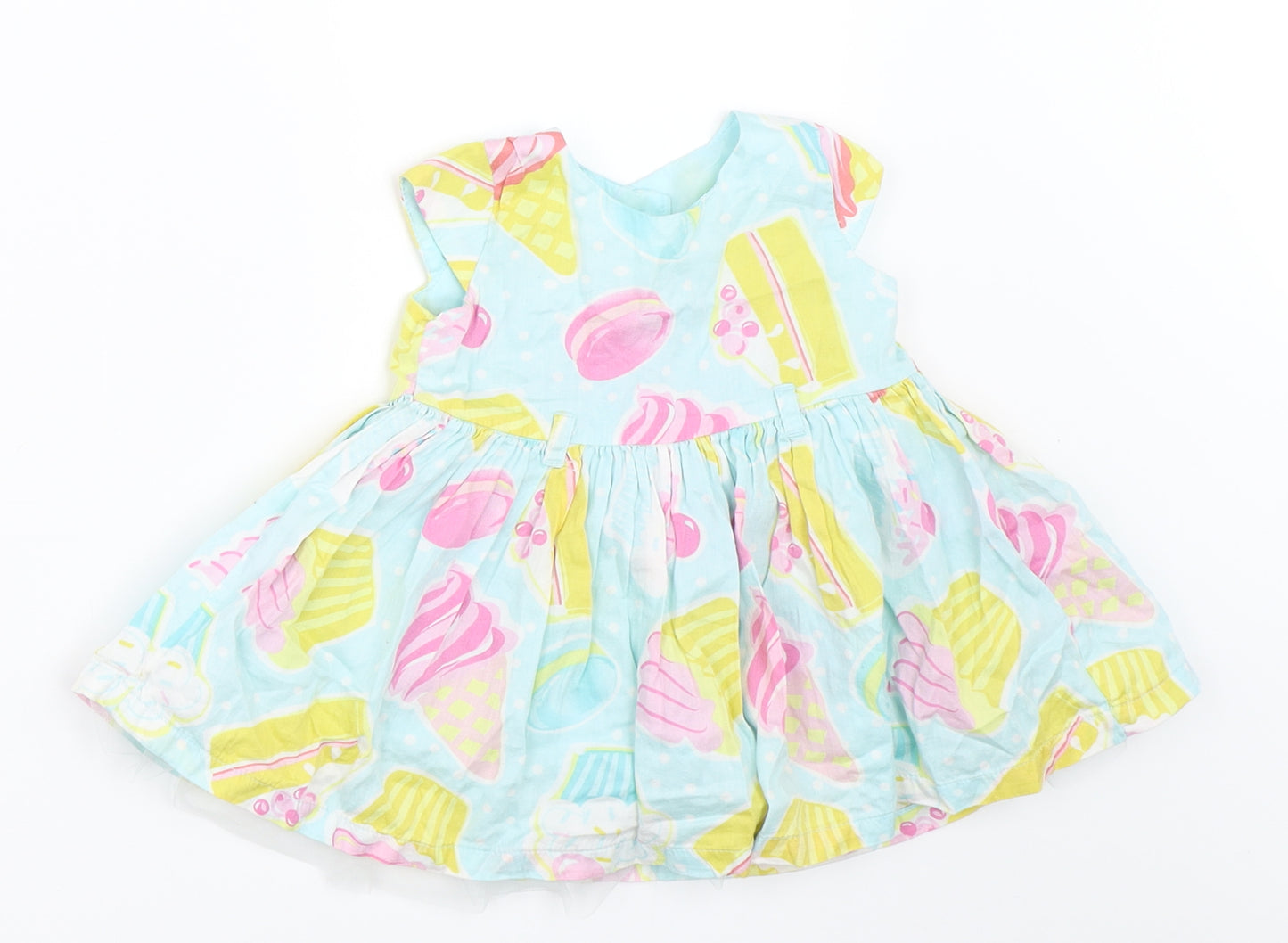 Matalan Girls Blue   Fit & Flare  Size 3-6 Months