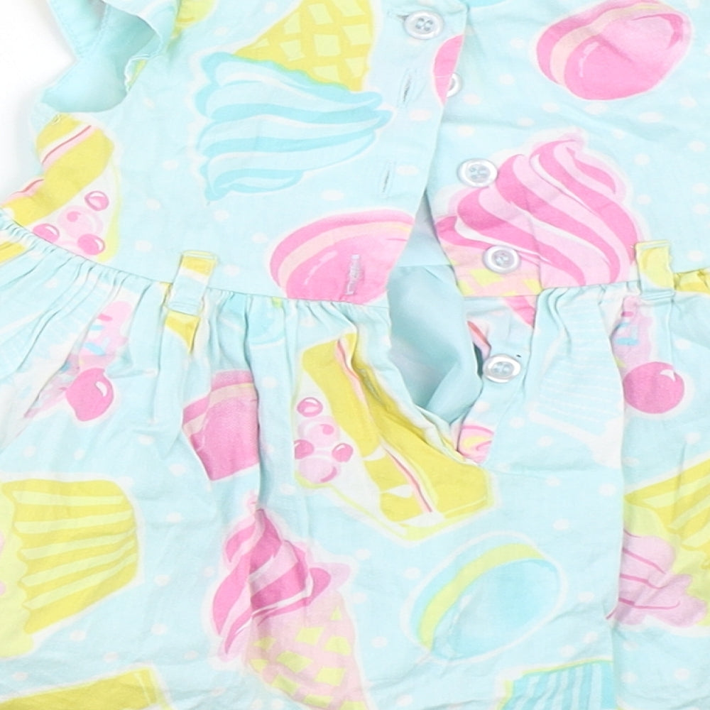 Matalan Girls Blue   Fit & Flare  Size 3-6 Months