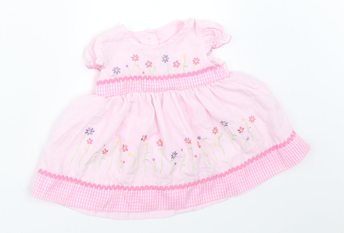 Preworn Girls Pink   Fit & Flare  Size 3-6 Months