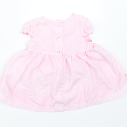 Preworn Girls Pink   Fit & Flare  Size 3-6 Months