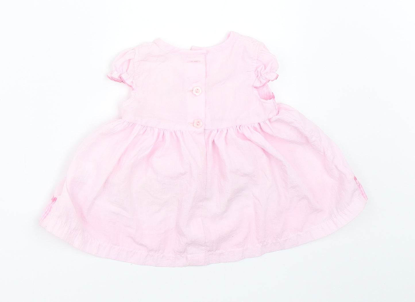 Preworn Girls Pink   Fit & Flare  Size 3-6 Months
