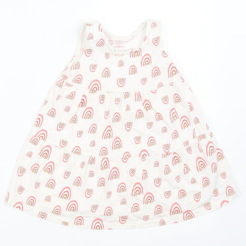 Primark Girls Ivory   Trapeze & Swing  Size 18-24 Months
