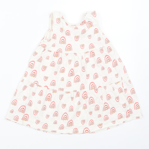 Primark Girls Ivory   Trapeze & Swing  Size 18-24 Months