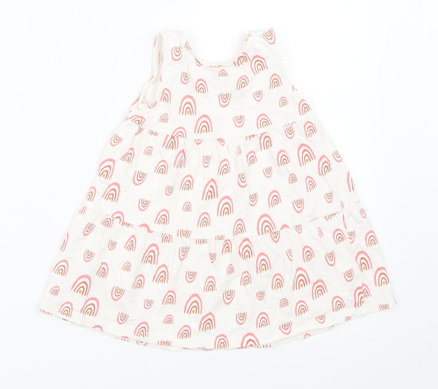 Primark Girls Ivory   Trapeze & Swing  Size 18-24 Months