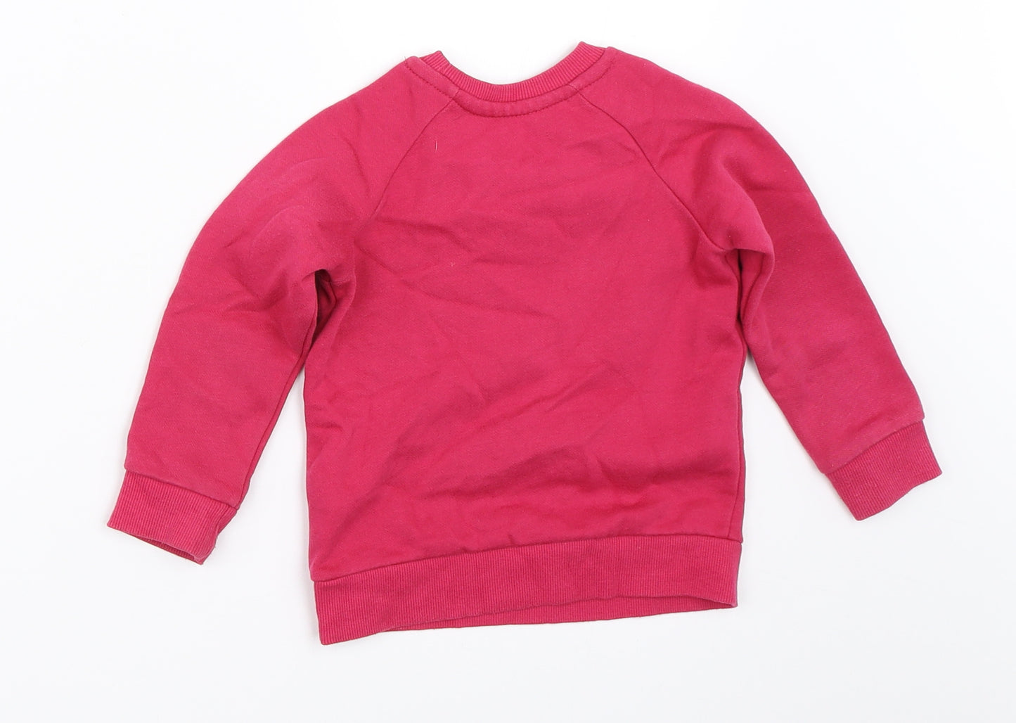 Primark Girls Pink   Pullover Jumper Size 12-18 Months