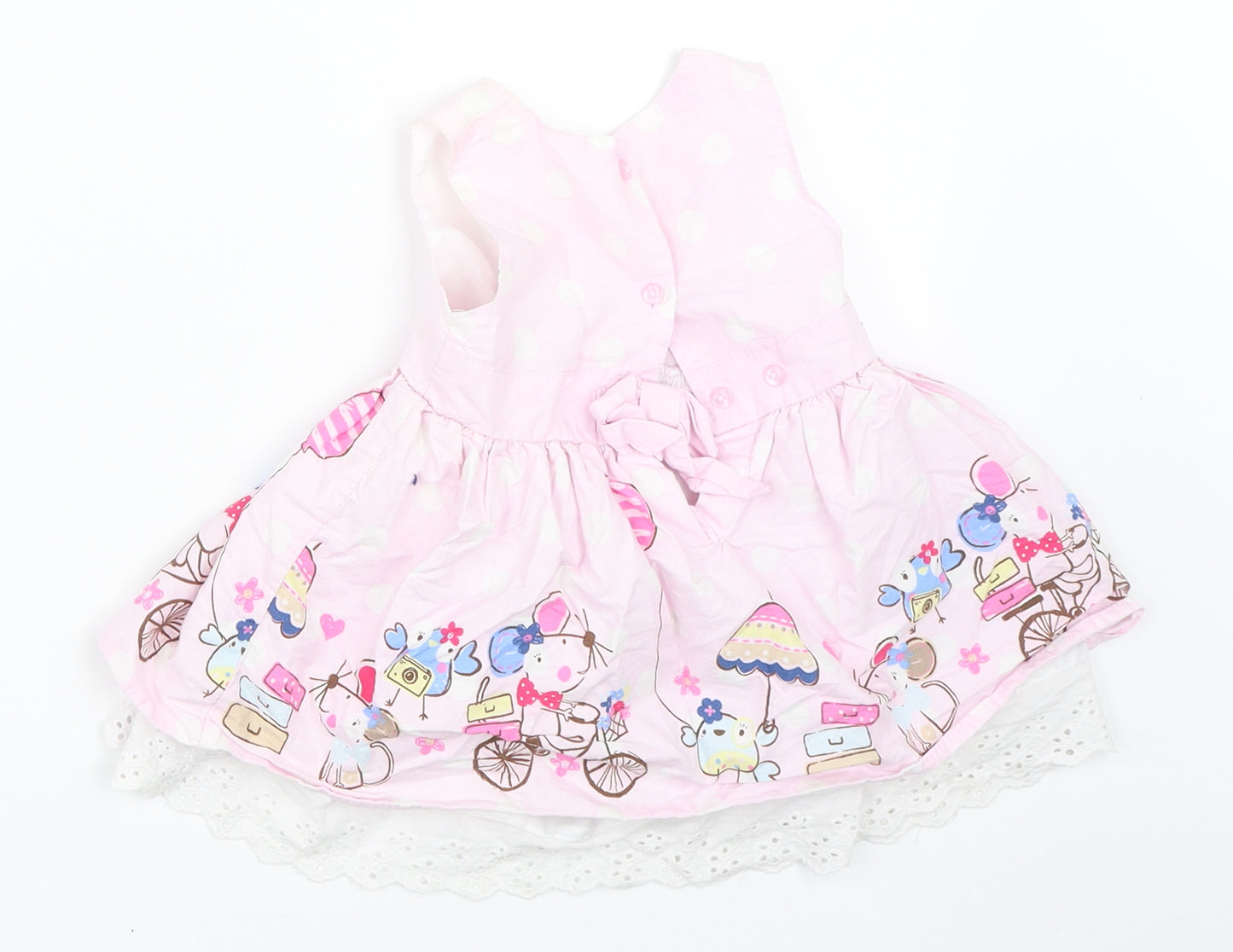 Earlydays Girls Pink   Fit & Flare  Size 3-6 Months