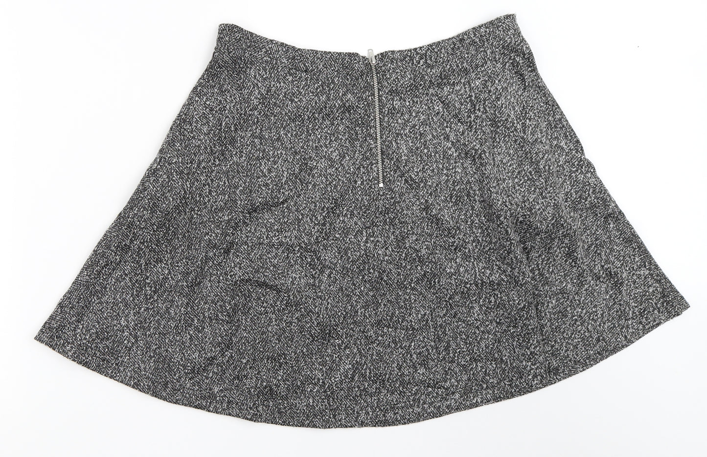Superdry Womens Grey   Skater Skirt Size L