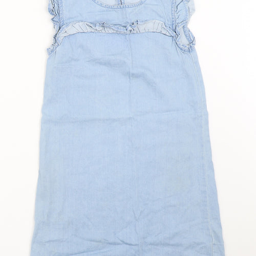 NEXT Girls Blue  Denim Shift  Size 9 Years