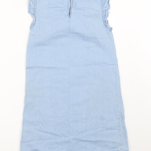 NEXT Girls Blue  Denim Shift  Size 9 Years
