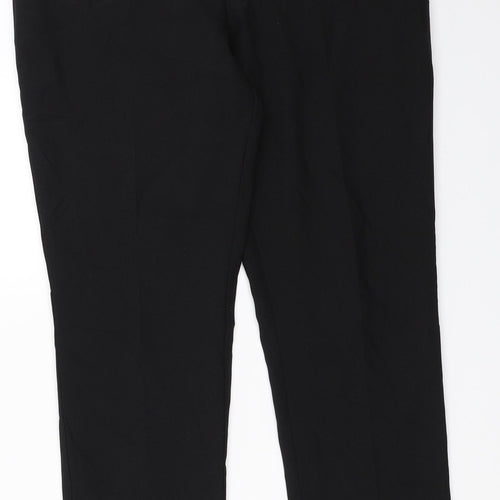 Peacocks Womens Black   Trousers  Size 10 L26.5 in