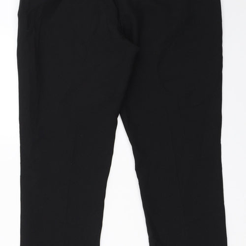 Peacocks Womens Black   Trousers  Size 10 L26.5 in