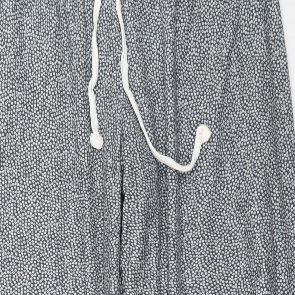 NEXT Womens Grey Solid  Top Pyjama Pants Size L