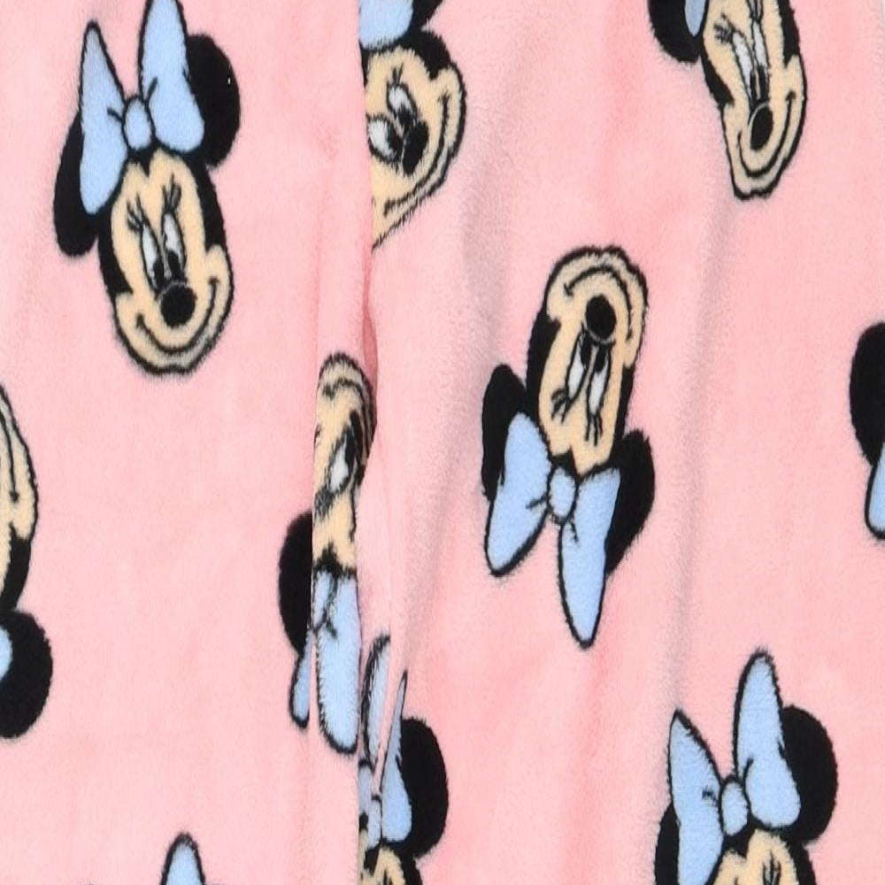 Primark Womens Pink Solid  Top Pyjama Pants Size XS  - minnie mouse